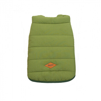 Зимняя куртка (жилетка) для выгула собак Hitvest S зеленый-2